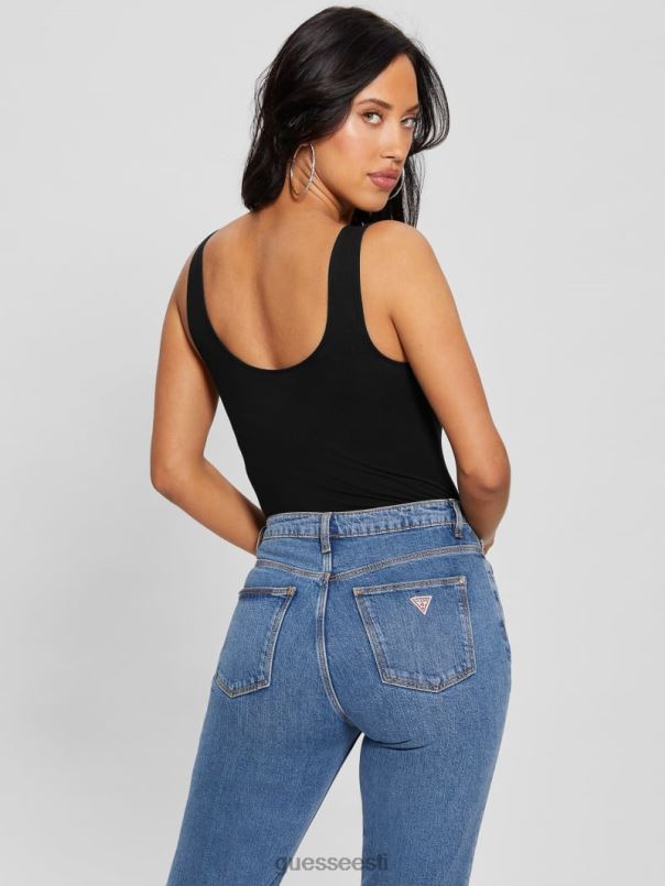 klassikaline logoga body must GUESS kehakate naised BB4BB961
