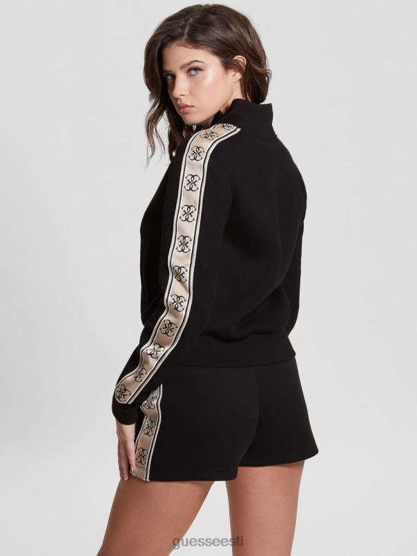 öko Britney täistõmblukuga dressipluus must GUESS kehakate naised BB4BB1775