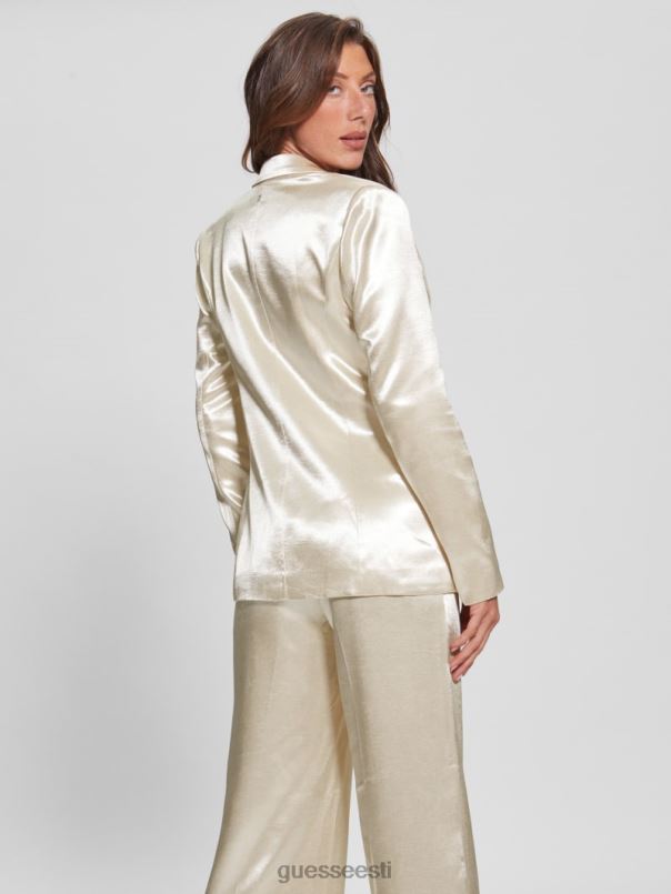 Breta satiinist bleiser pärlauster GUESS kehakate naised BB4BB1736