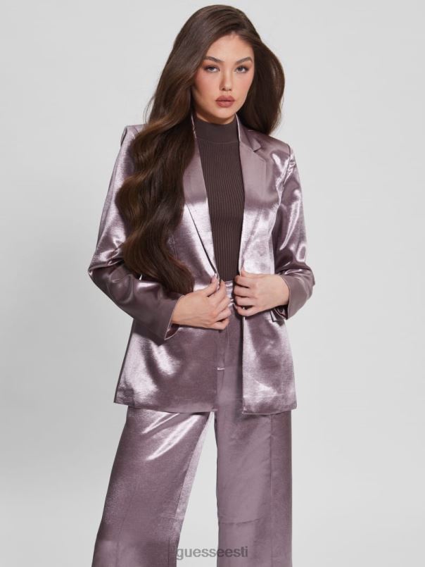 Breta satiinist bleiser roosakas violetne GUESS kehakate naised BB4BB1801