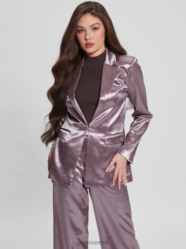 Breta satiinist bleiser roosakas violetne GUESS kehakate naised BB4BB1801