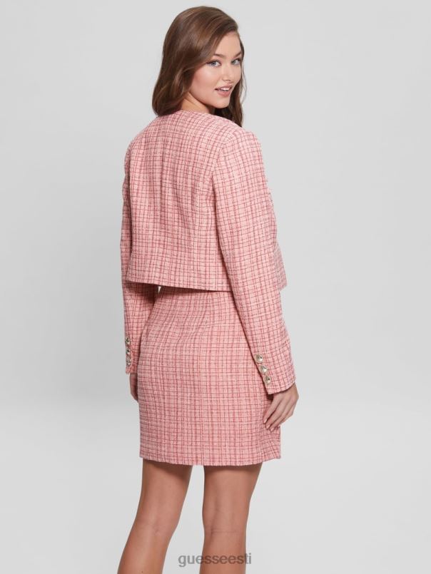 alara särav tviidjakk vintage põsepuna multi GUESS kehakate naised BB4BB1852