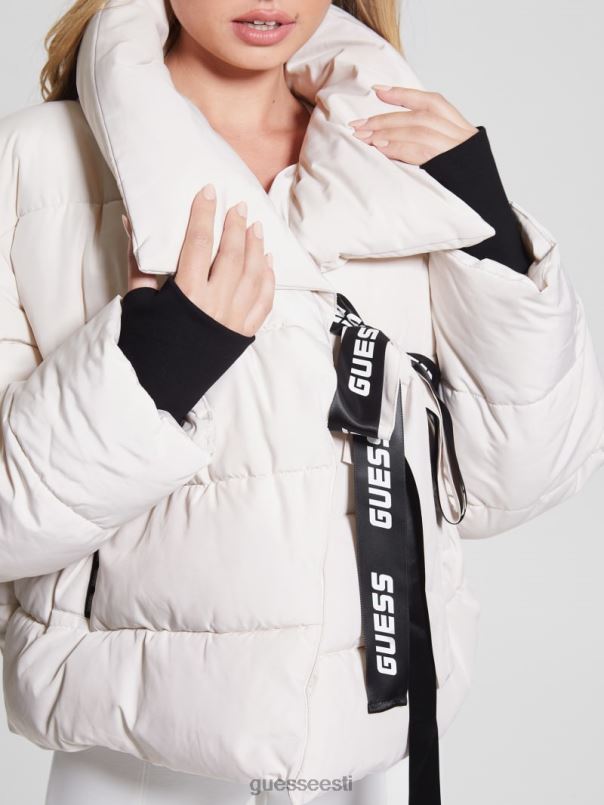 claudia lipsuga puhvjakk pärgamendi toon GUESS kehakate naised BB4BB1978