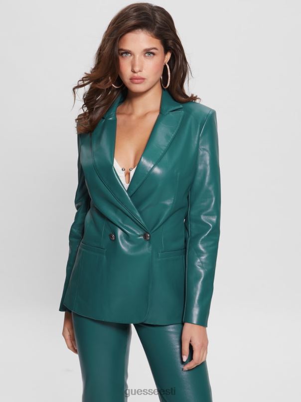 emelie kunstnahast bleiser kuninglik teal multi GUESS kehakate naised BB4BB1867