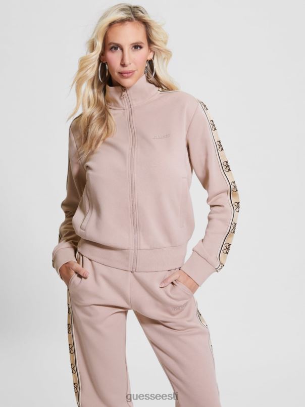 öko britney logoga teipjakk uhke taupe GUESS kehakate naised BB4BB1839