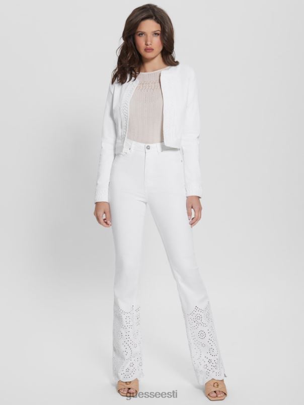 öko cherish teksajakk puhas valge GUESS kehakate naised BB4BB13