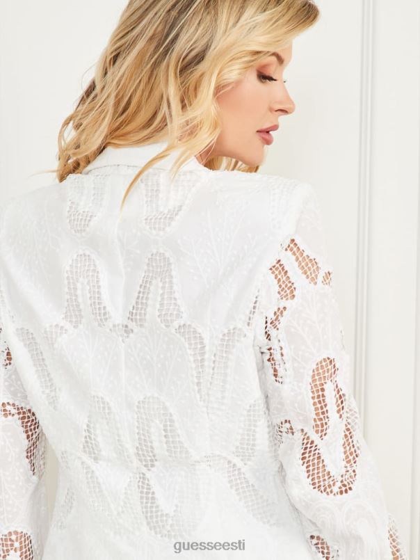 kyrie tikitud bleiser blanc pur GUESS kehakate naised BB4BB1763