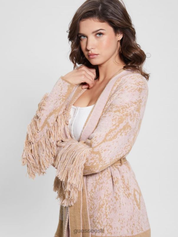 nancy žakaarkardigan loksuv madu žakaar GUESS kehakate naised BB4BB1726