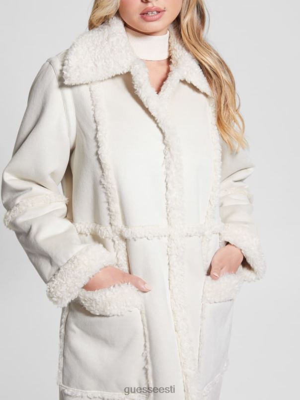 nicoletta mantel kreemjas valge GUESS kehakate naised BB4BB1894