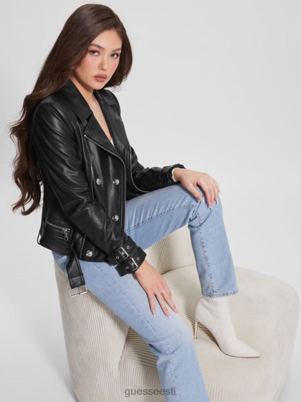 olivia kunstnahast motojope süsimusta multi GUESS kehakate naised BB4BB1754