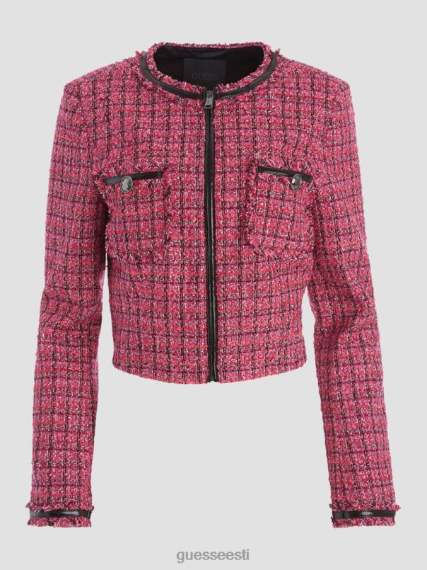 pervenche tviidjakk punane roosa tviid GUESS kehakate naised BB4BB1959