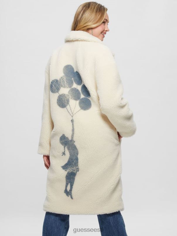 solange kunstkarusnahast mantel tark kivi GUESS kehakate naised BB4BB1814