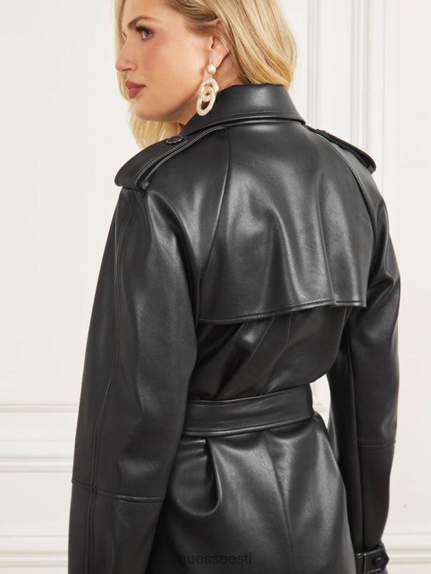 thorne trentšmantel must GUESS kehakate naised BB4BB1876