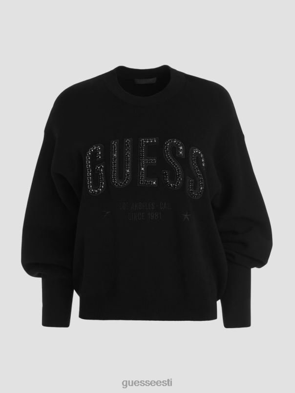 estelle logoga dressipluus must GUESS kehakate naised BB4BB1659