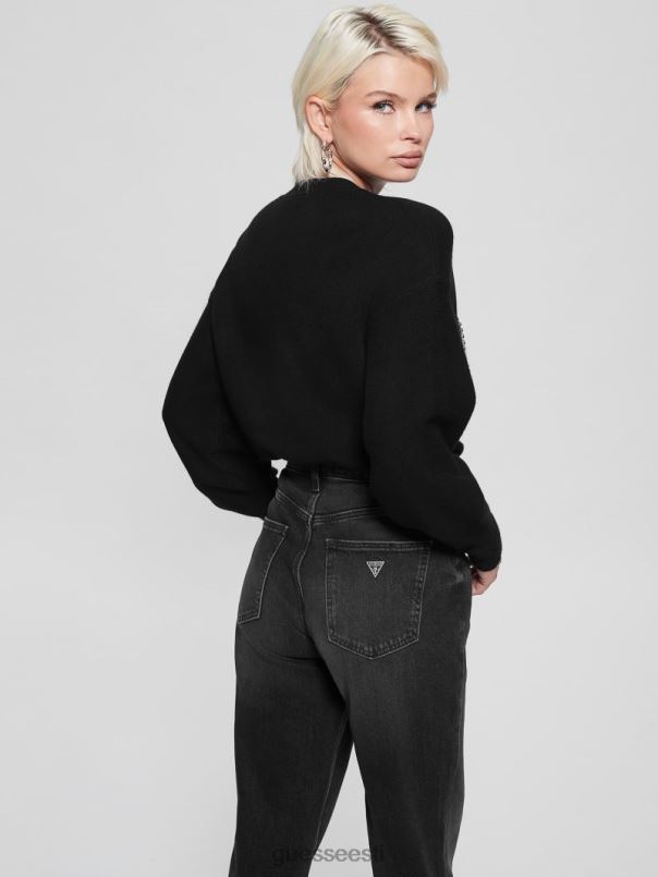 estelle logoga dressipluus must GUESS kehakate naised BB4BB1659