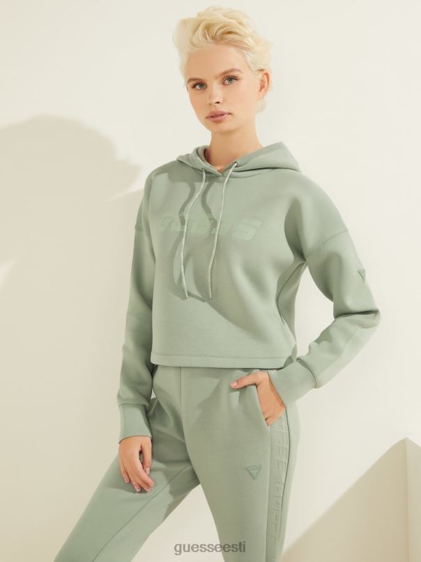 öko allie scuba hoodie salve roheline GUESS kehakate naised BB4BB2501