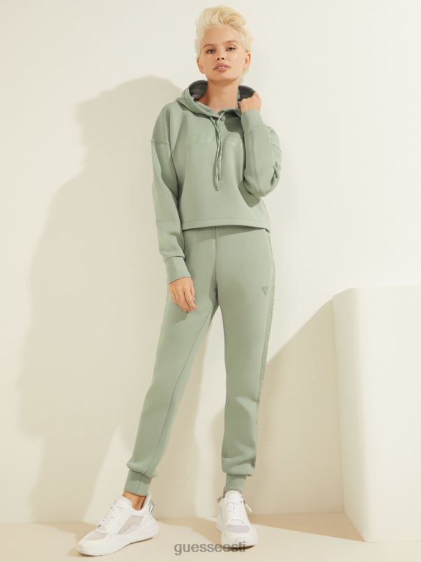 öko allie scuba hoodie salve roheline GUESS kehakate naised BB4BB2501