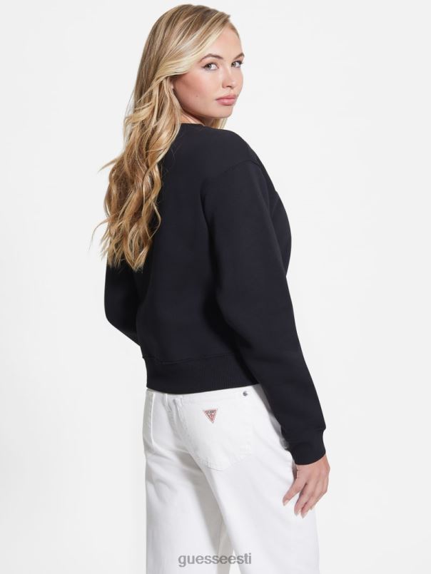 öko alona logoga kampsun must GUESS kehakate naised BB4BB1618