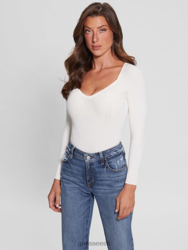 öko kallike soneti kampsun tuvi valge GUESS kehakate naised BB4BB1549