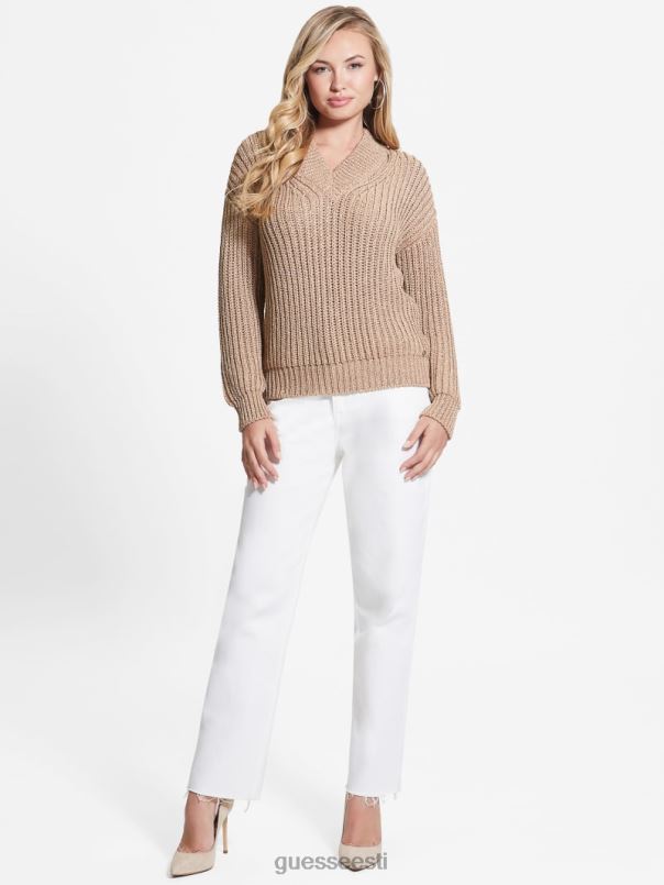 lise väljalõikega kampsun määrdunud chai lurex multi GUESS kehakate naised BB4BB1556