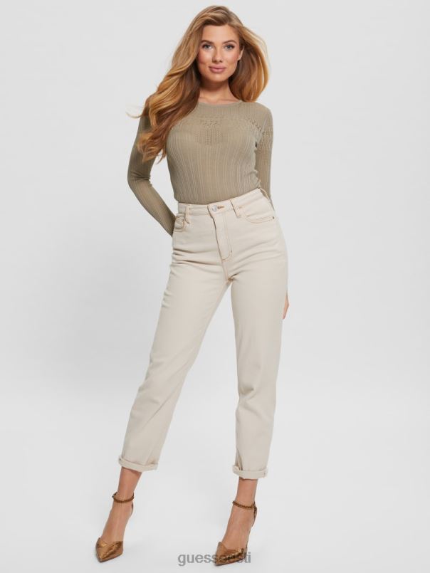 niky lahtise õmblusega kampsun sammalroheline GUESS kehakate naised BB4BB1506