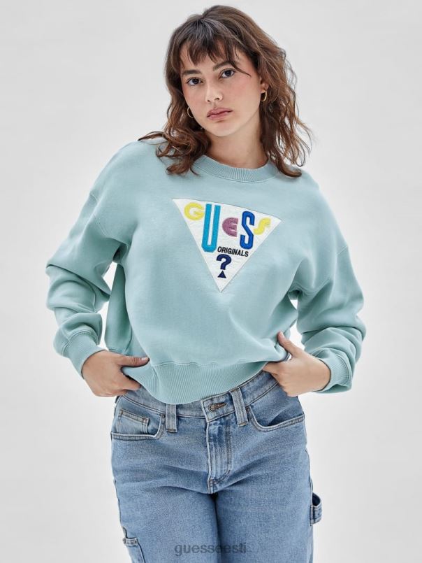 originaallogoga kaelusega pullover londoni taevas GUESS kehakate naised BB4BB1281