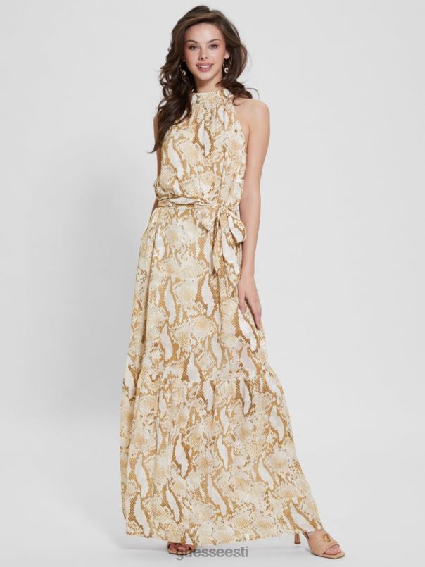 Katia päitsetega maksikleit hulkuv madu GUESS kehakate naised BB4BB477