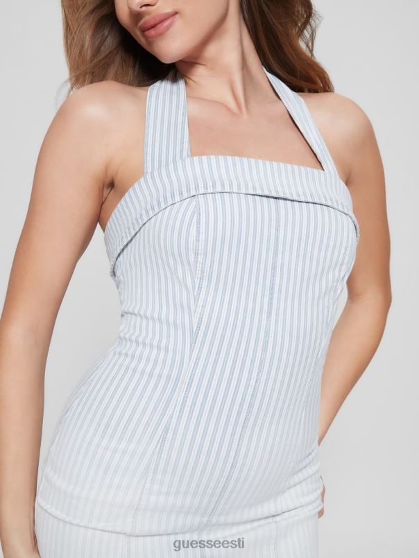 ainulaadne triibuline teksakleit ameerika triibud GUESS kehakate naised BB4BB22