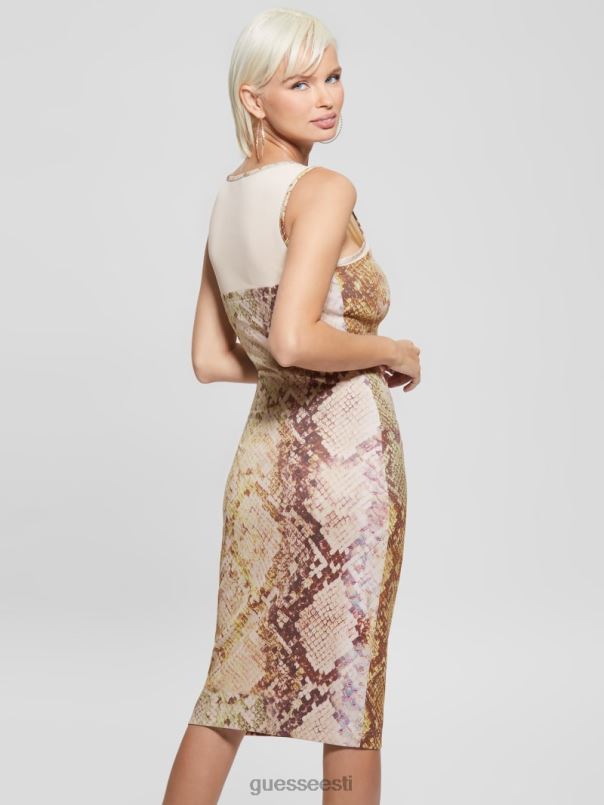 amanda ussinahast kleit glam mao trükk GUESS kehakate naised BB4BB595