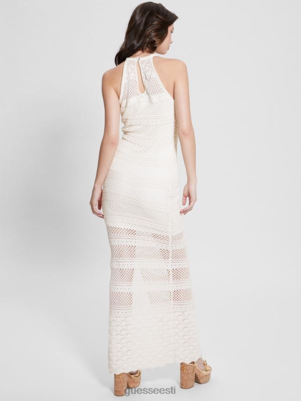 amelie heegeldatud maksikleit tuvi valge GUESS kehakate naised BB4BB310