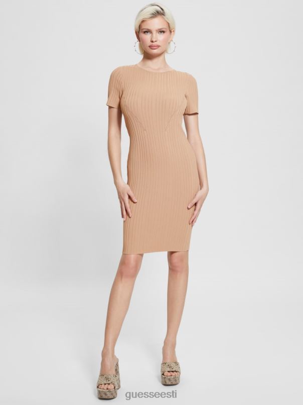 anne kampsun kleit khakipruun GUESS kehakate naised BB4BB582