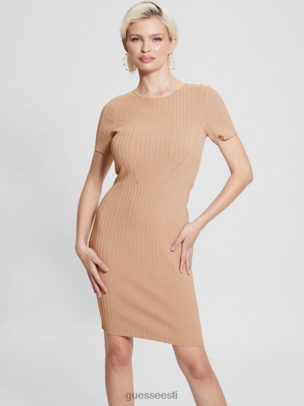 anne kampsun kleit khakipruun GUESS kehakate naised BB4BB582