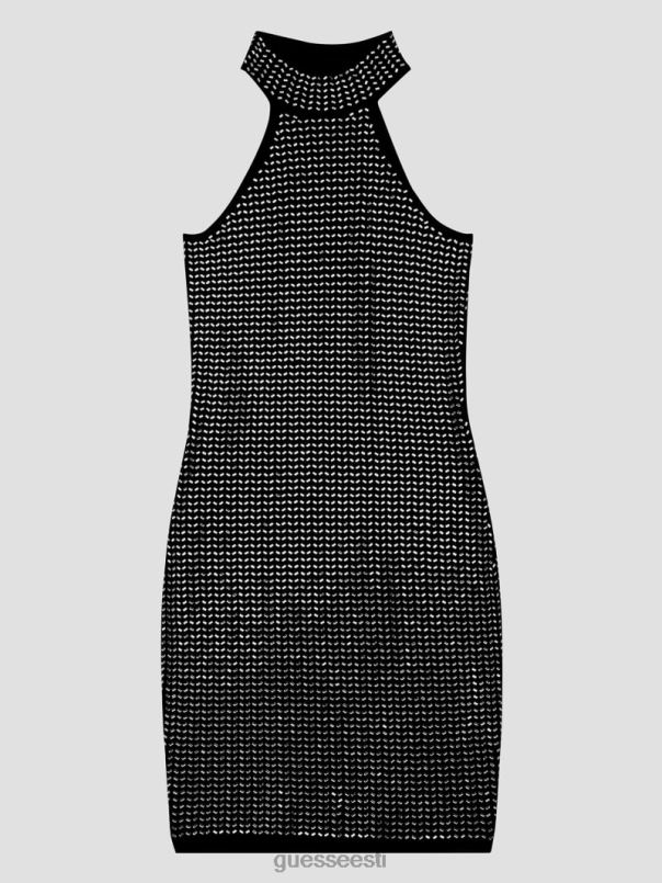 celeste peegel kampsun kleit must GUESS kehakate naised BB4BB479