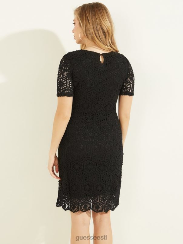 charlotte heegeldatud kleit must GUESS kehakate naised BB4BB884