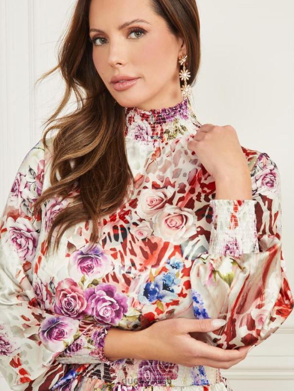 clelia kleit roosi varjutrükk GUESS kehakate naised BB4BB818