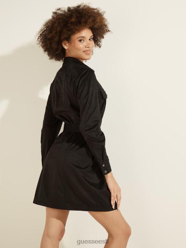 dora kunstseemisnahast kleit must GUESS kehakate naised BB4BB895