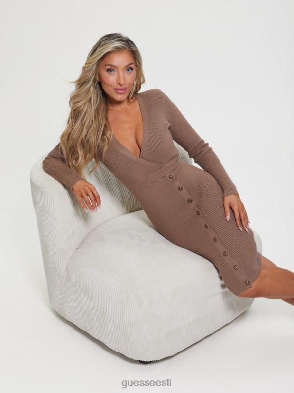 öko alexandra kampsun kleit kivi taupe GUESS kehakate naised BB4BB734