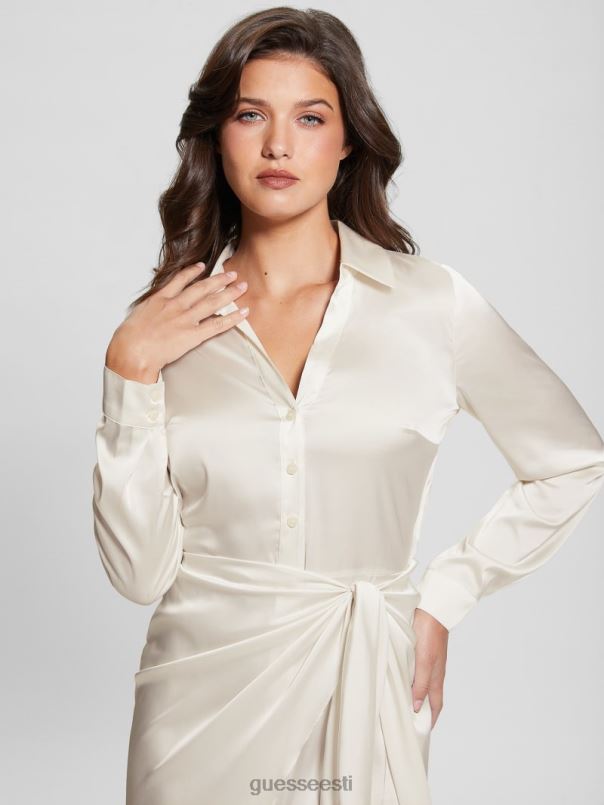 öko alya kleit kreemjas valge GUESS kehakate naised BB4BB584