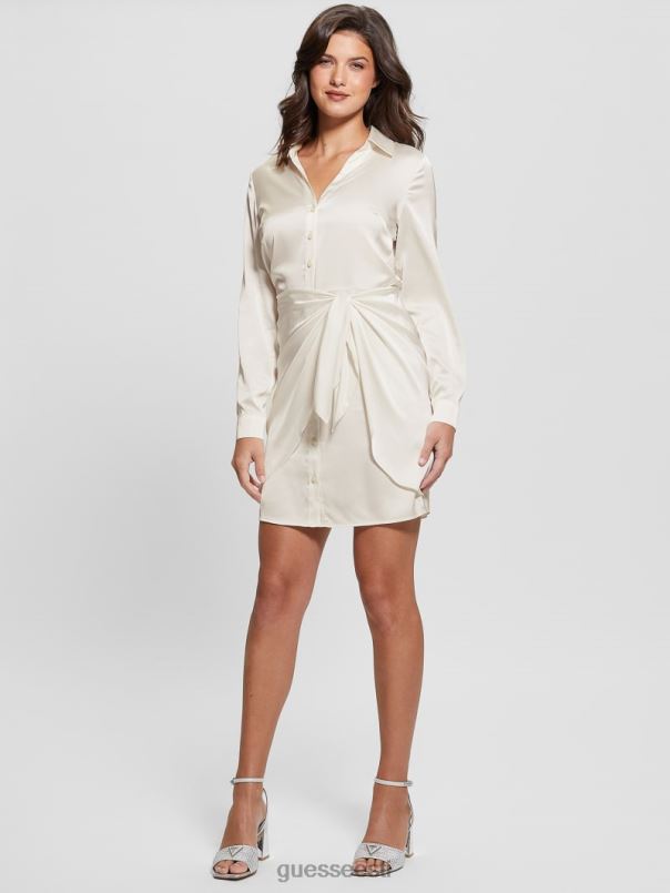öko alya kleit kreemjas valge GUESS kehakate naised BB4BB584