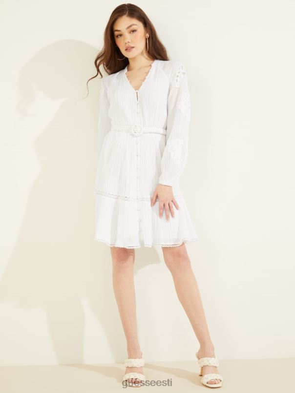 öko arita kleit puhas valge GUESS kehakate naised BB4BB802