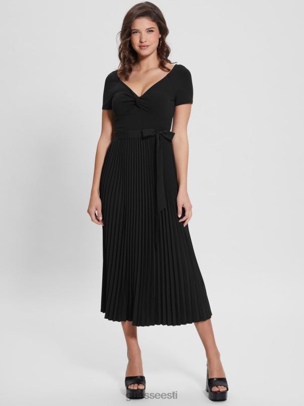 öko erynn vööga kleit must GUESS kehakate naised BB4BB747