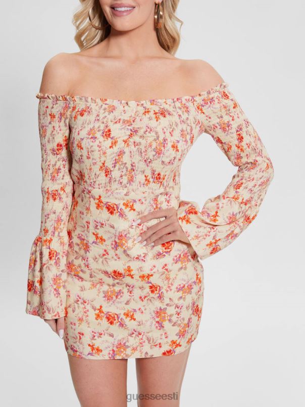 öko õlgadeta hailey kleit Catalina mini õitsemine GUESS kehakate naised BB4BB387