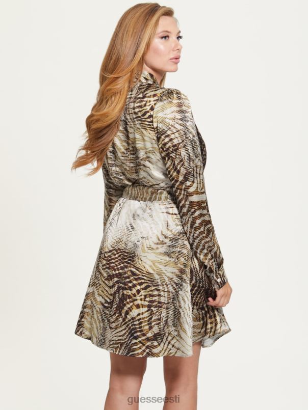 öko mireille kleit metsatiigri trükk GUESS kehakate naised BB4BB866