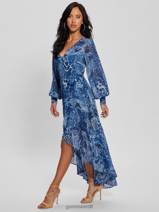 öko nuovo bahia wrap maxi kleit põhjamaise mere kashmiir GUESS kehakate naised BB4BB314