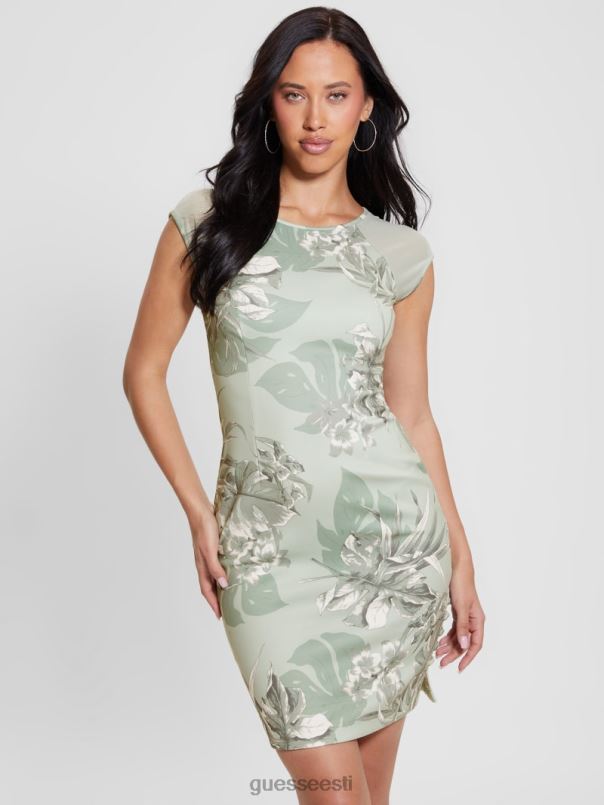 öko ottavia kohandatud kleit tolmune sõnajala džungli trükk GUESS kehakate naised BB4BB312