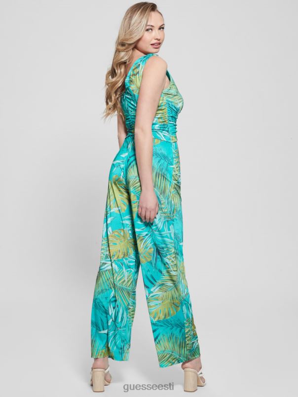 öko poplia trükiga kombinesoon originaal sinakaspunane monstera GUESS kehakate naised BB4BB320