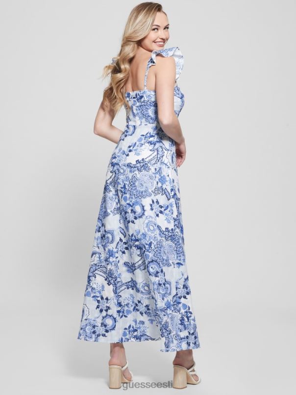 öko roosist maksikleit sinised kogumisobjektid GUESS kehakate naised BB4BB556