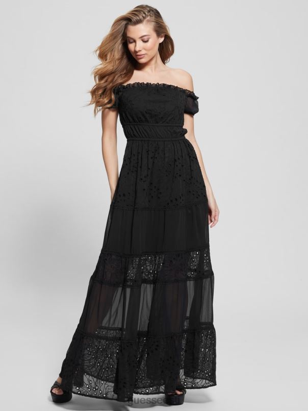 öko zena maxi kleit must GUESS kehakate naised BB4BB340