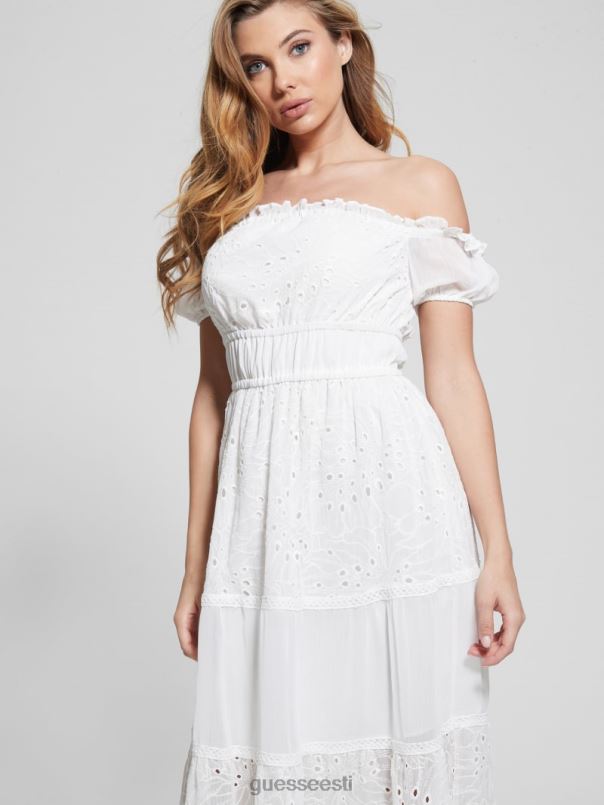 öko zena maxi kleit puhas valge GUESS kehakate naised BB4BB332