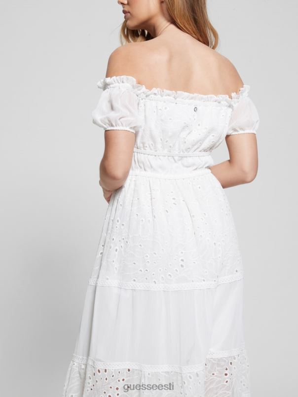 öko zena maxi kleit puhas valge GUESS kehakate naised BB4BB332